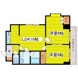 元町駅 徒歩15分 7階の物件間取画像